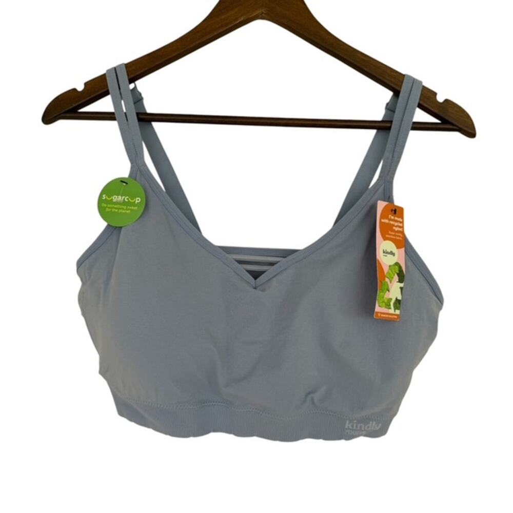 Kindly Yours Blue Sustainable Bralette - XXXL - NWT